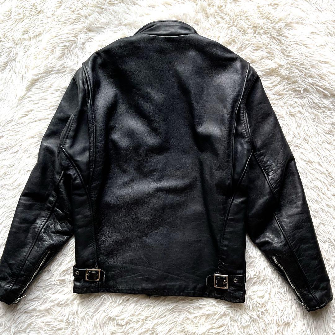 美品✨schott 641 レザージャケット　シングルライダース　本革　36 黒