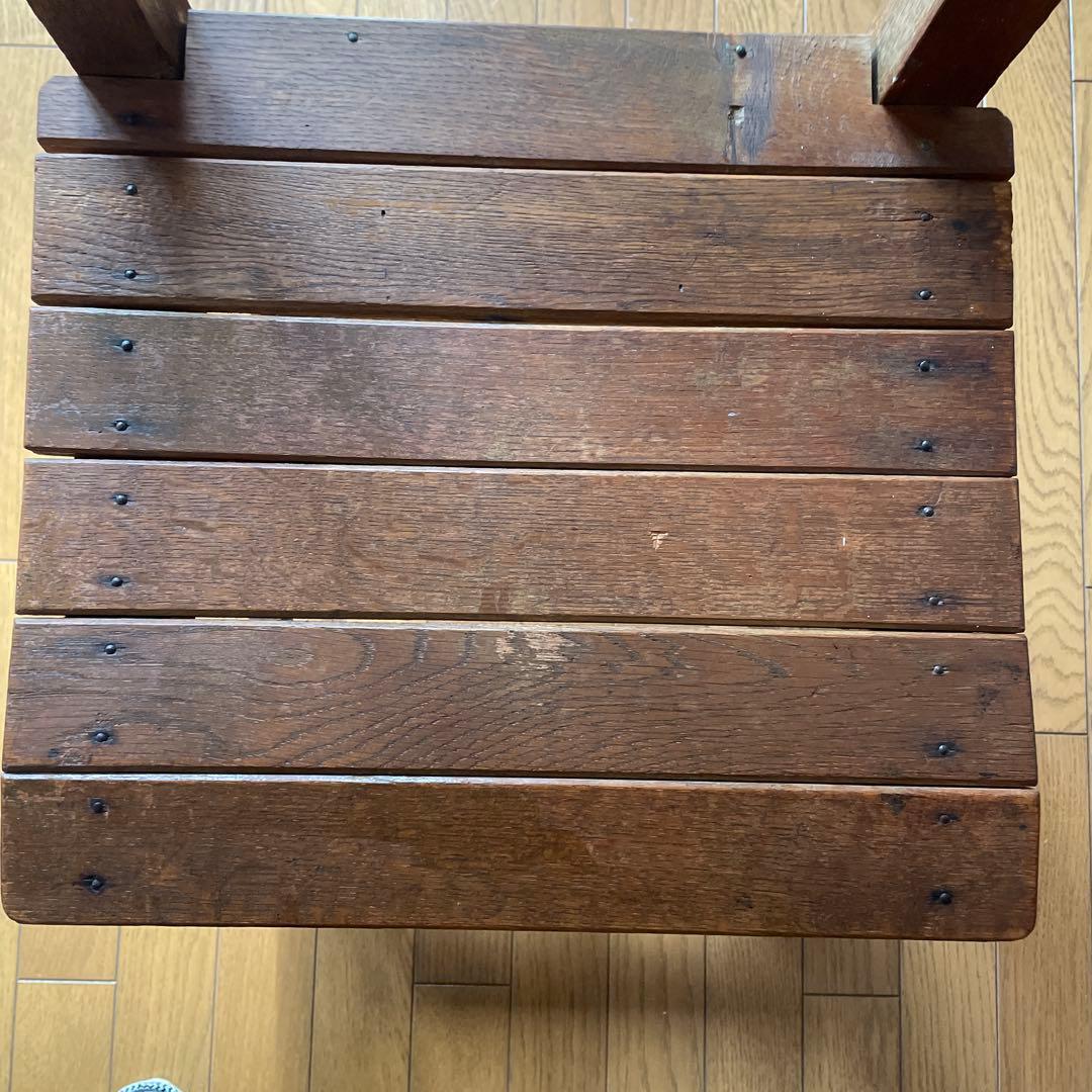 昭和レトロ、学校の椅子、木製、中学、古家具、ヴィンテージ