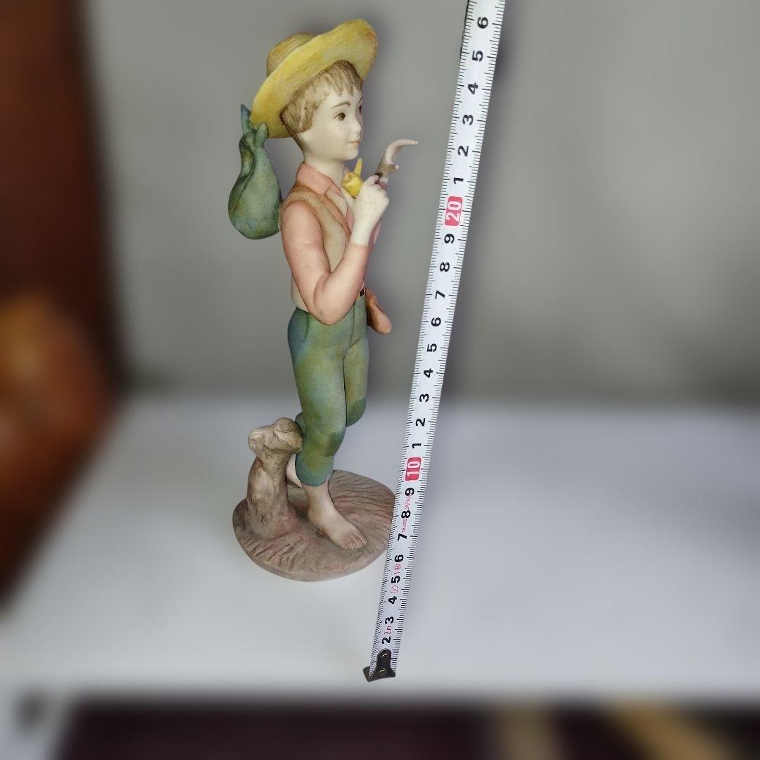 陶器製少年像 約25cm