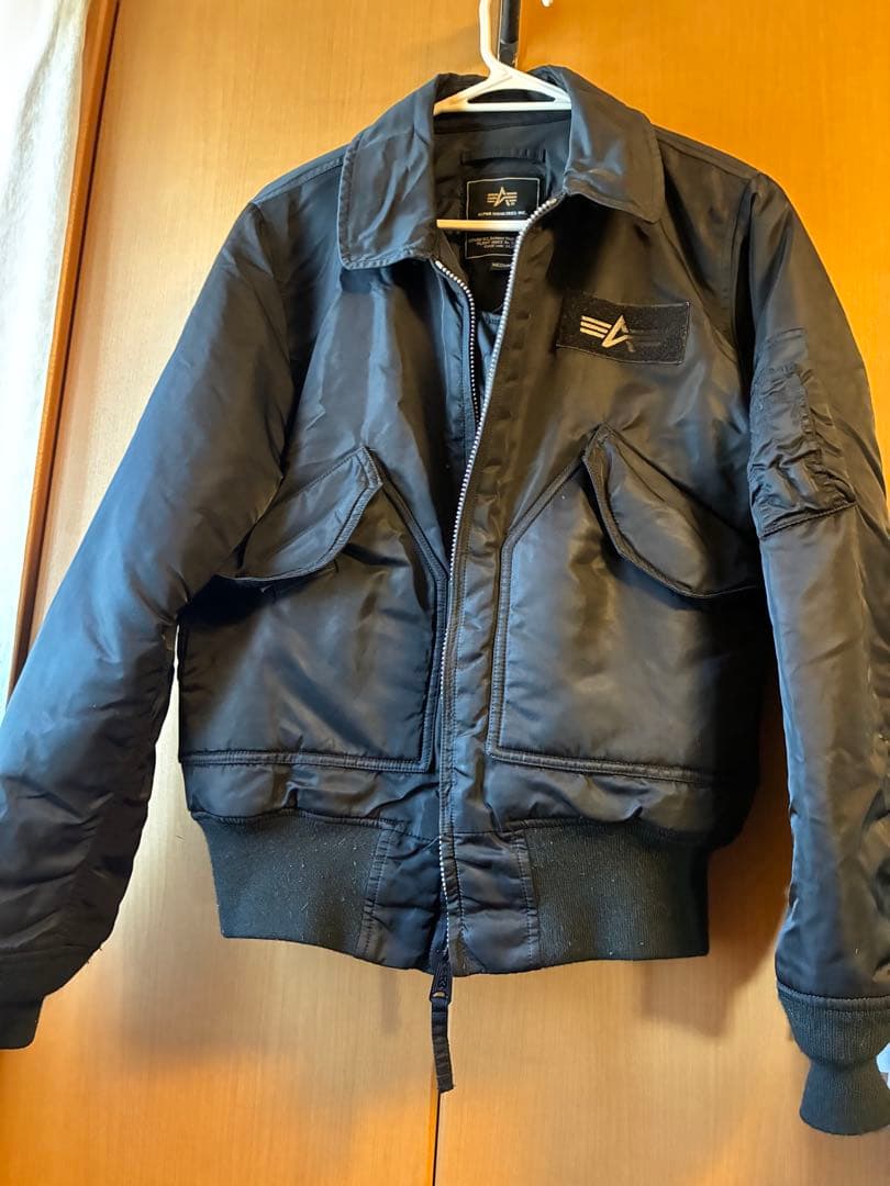 アルファ ALPHA CWU-45Pタイプ フライトジャケット ブラック M