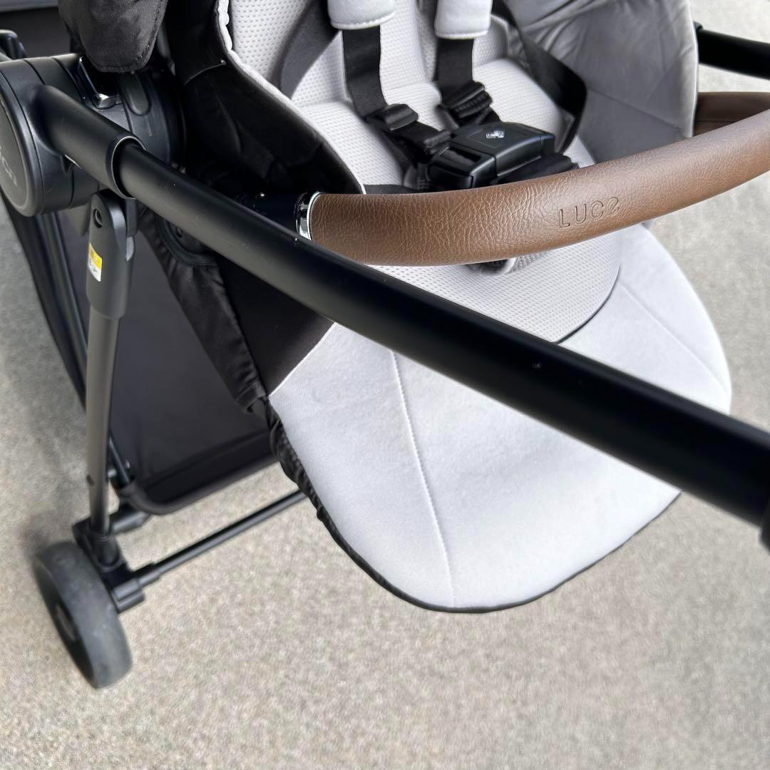 【説明書あり】アップリカ ルーチェ ベビーカー A型 グレー