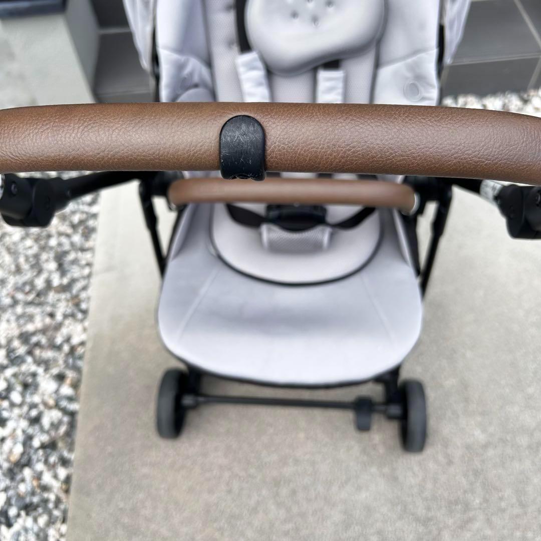 【説明書あり】アップリカ ルーチェ ベビーカー A型 グレー