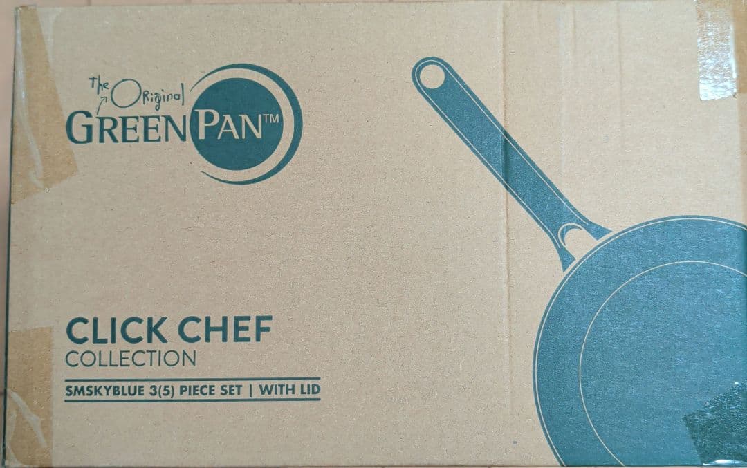 〇グリーンパン〇GREEN PAN/クリックシェフ/鍋・フライパン5点セット