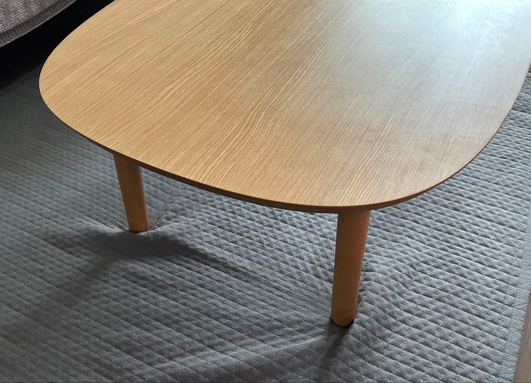 【使用期間５ヶ月未満】無印良品 こたつにもなるローテーブル　小　たのメル便発送