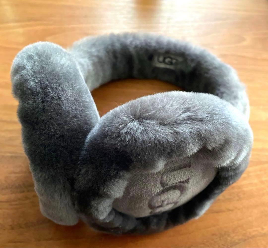 【保証書あり】UGG グレー 耳あて イヤーマフ