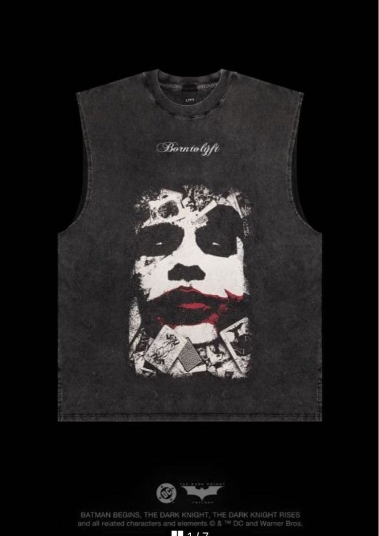 【新品】 LYFT BATMAN joker ノースリーブ M