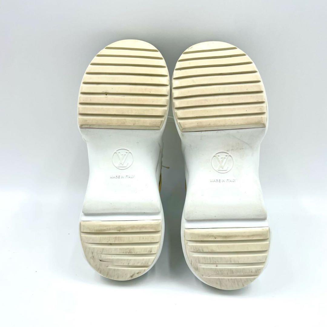 現行 ルイヴィトン LVアークライト モノグラム スニーカー 白 36 23cm