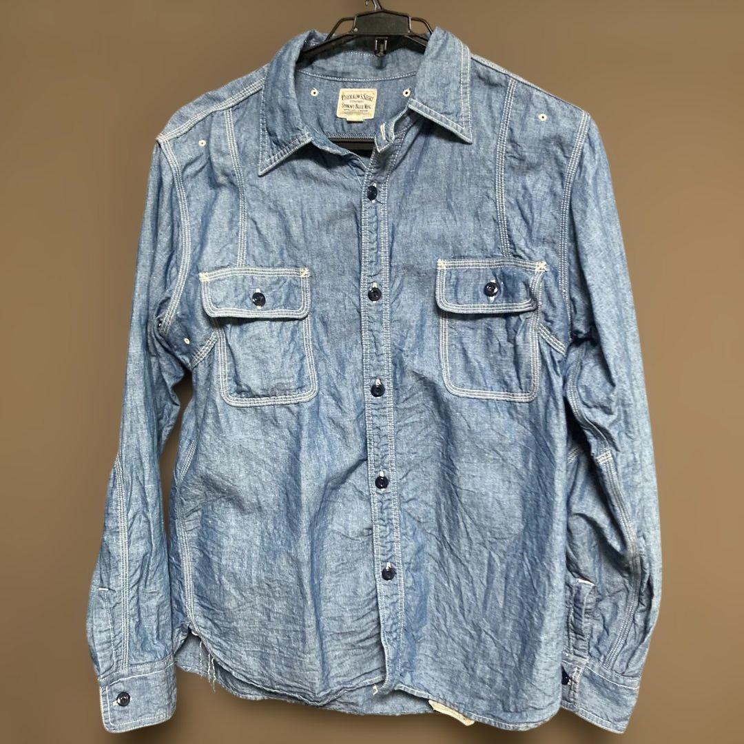 Pherrow's シャンブレーシャツ16X-Large