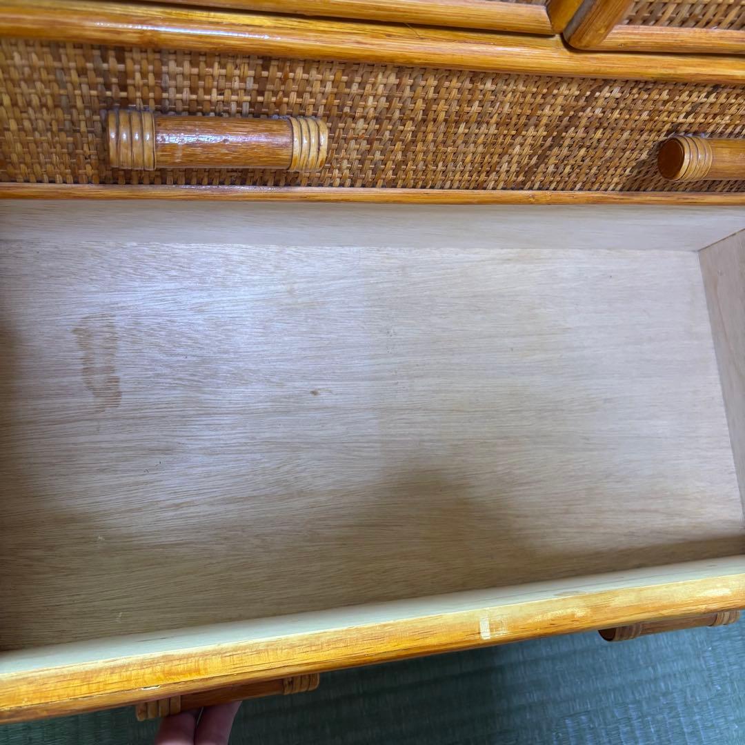 人気 ラタン 4段 チェスト ラタンチェスト 籐チェスト 籐タンス