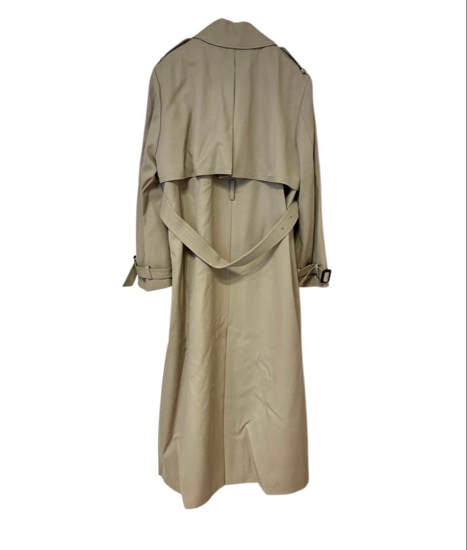 ウールギャバジントレンチコート／anuans