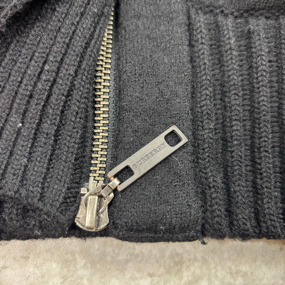 BURBERRY LONDON バーバリー ダッフルコート ウール ニットジャケ