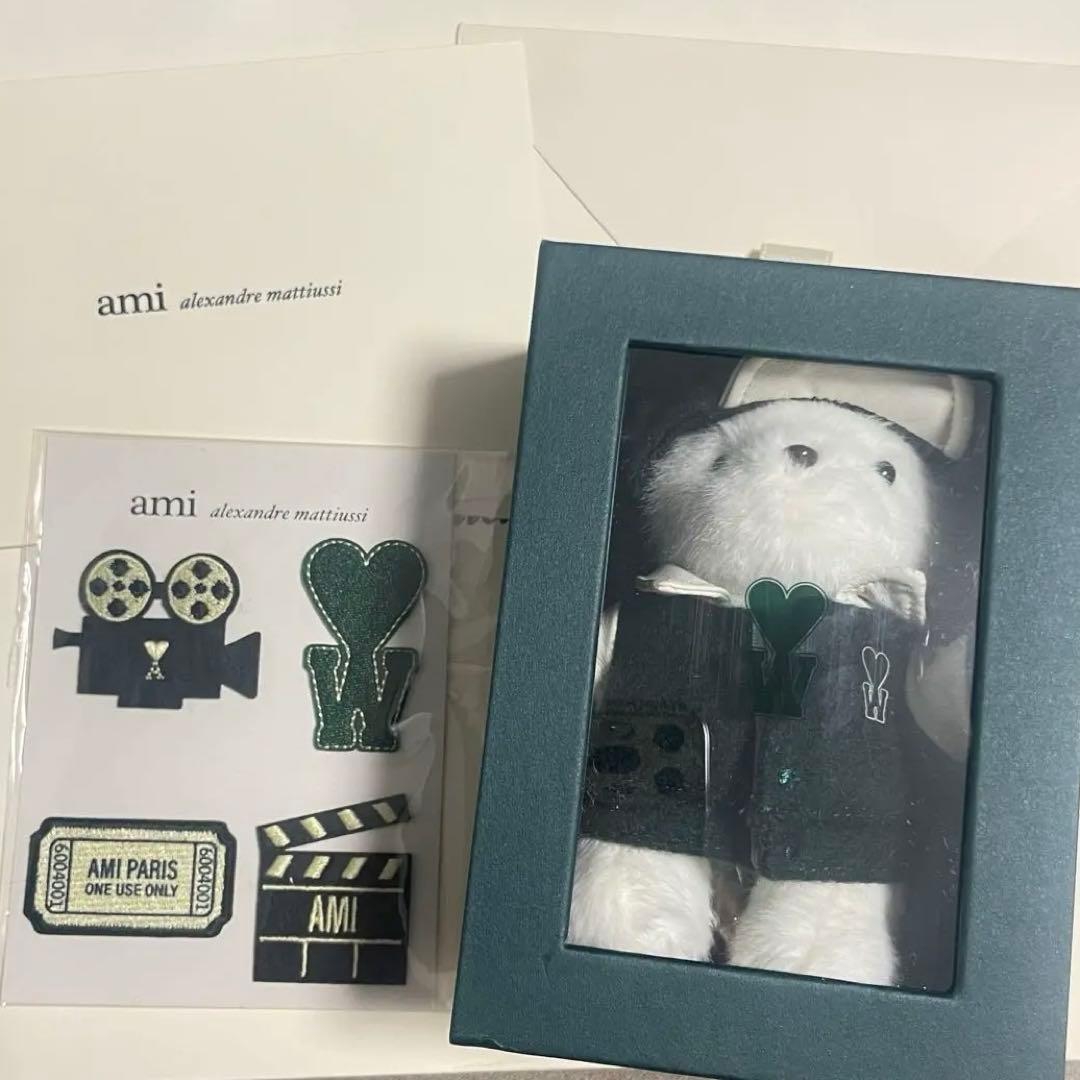 チェウシク×AMI 韓国限定　カスタム　テディベア　キーリング　ワッペン付き