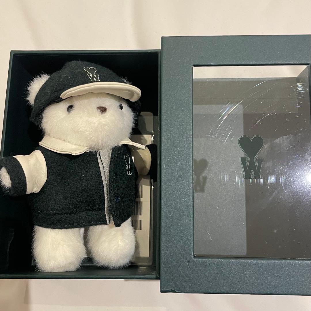 チェウシク×AMI 韓国限定　カスタム　テディベア　キーリング　ワッペン付き