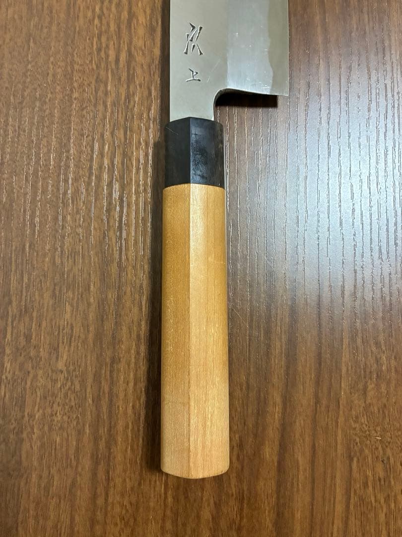 上製　鎌薄刃庖丁　7.5寸　有次　薄刃包丁