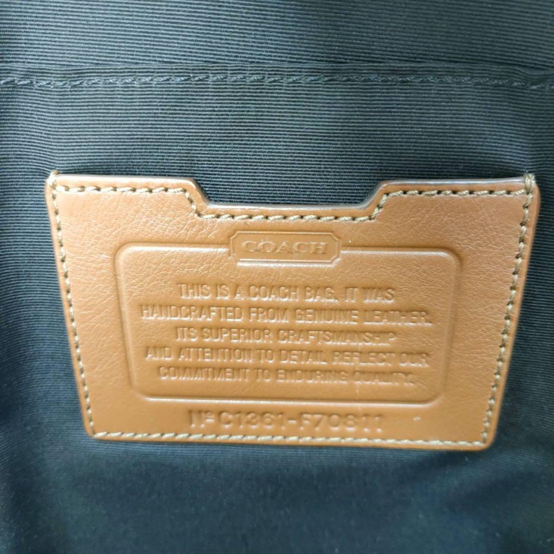 50 COACH コーチ　レザー　ボディーバッグ