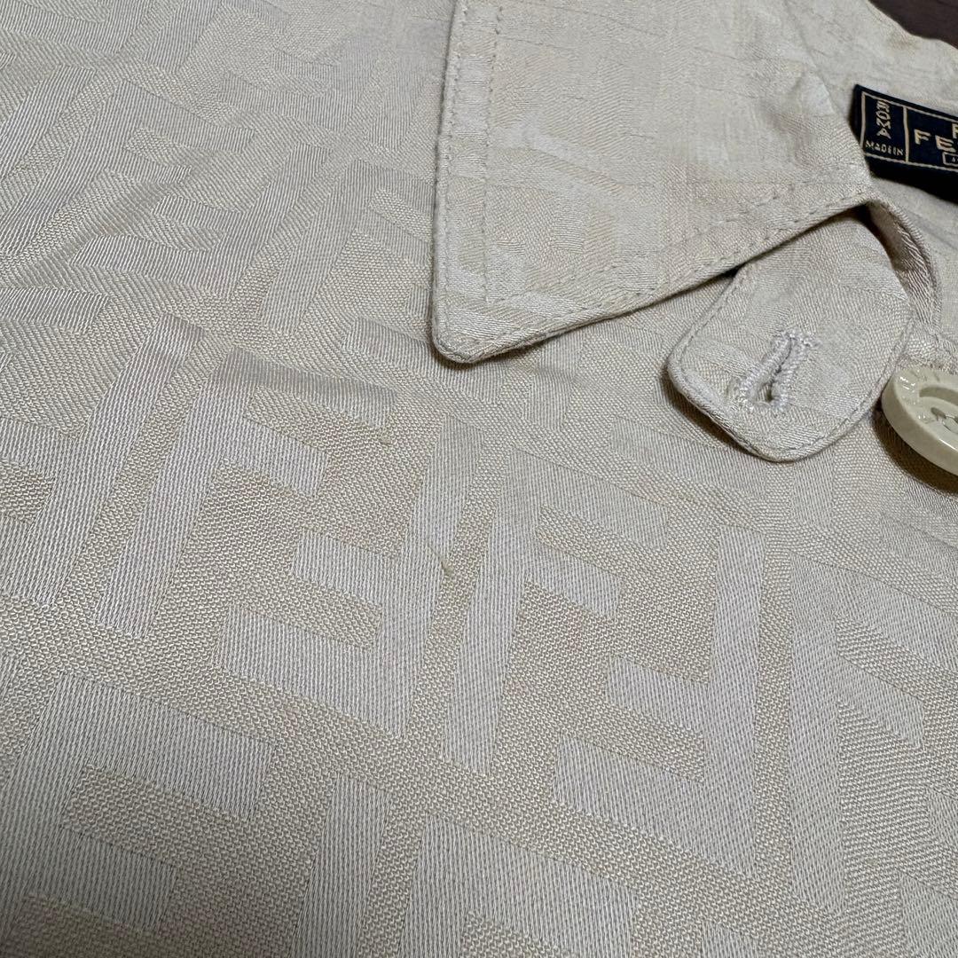 FENDI フェンディ ズッカ スプリングコート　薄手