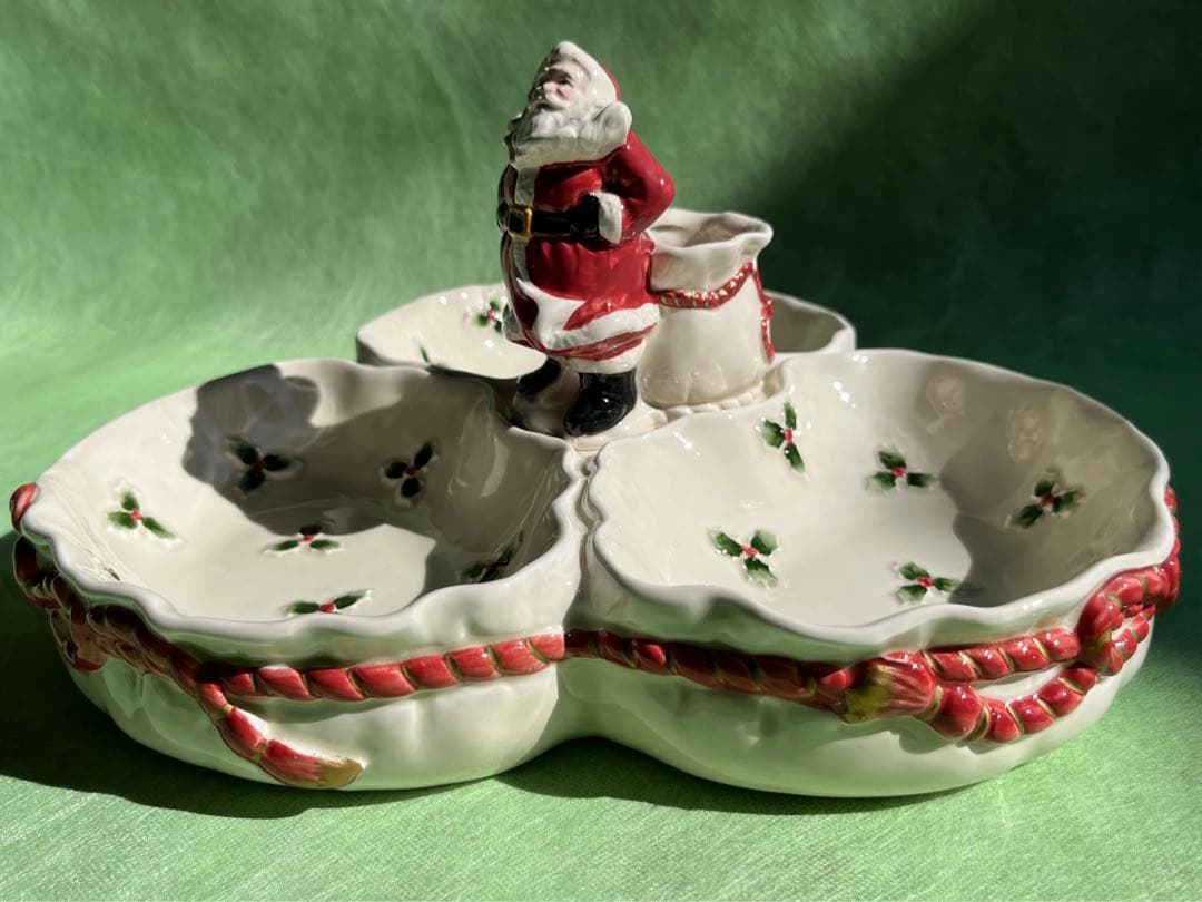 Fitz & Floyd（フィッツ＆フロイド) サンタ　オードブル　クリスマス