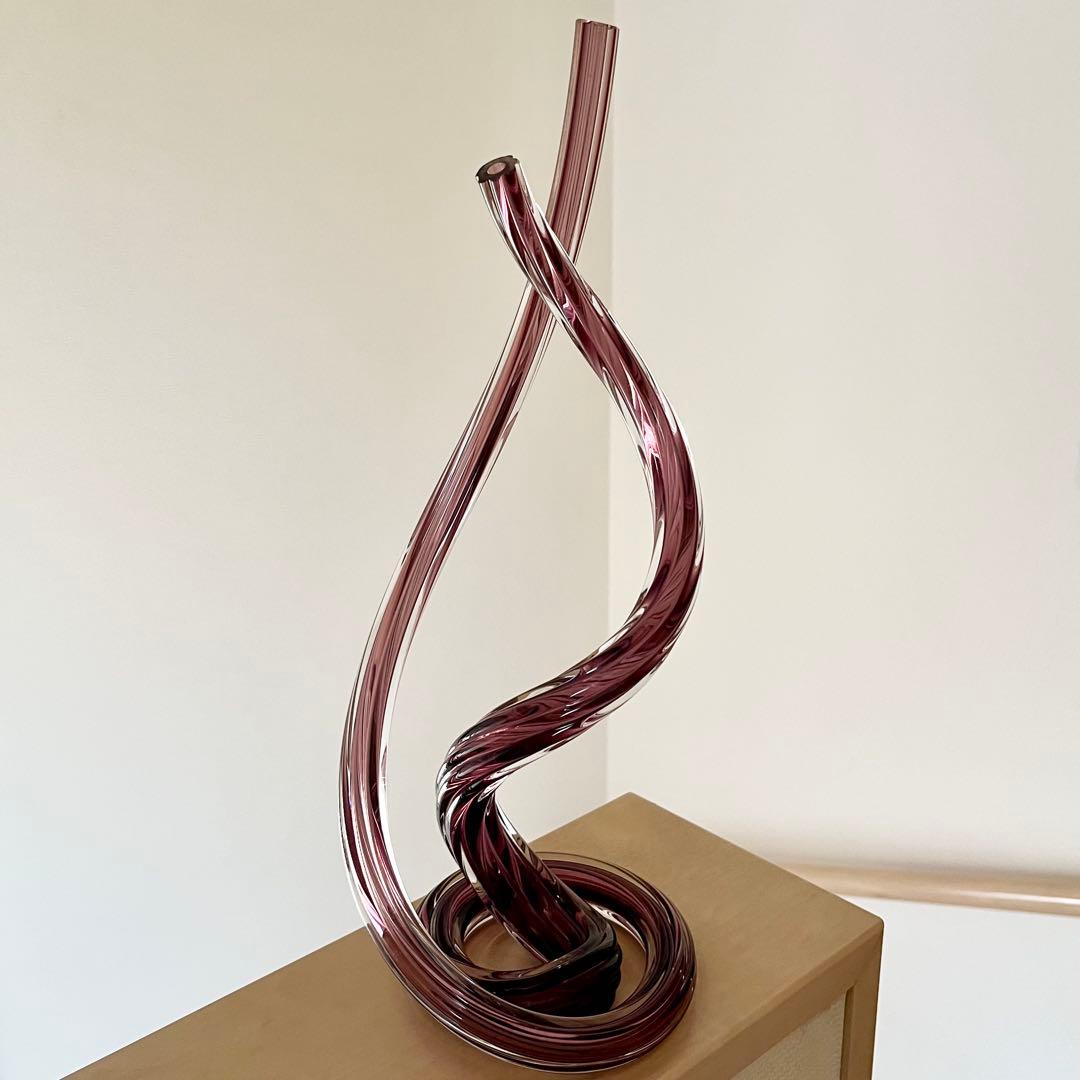 ガラス製　花瓶　花器　フラワーベース