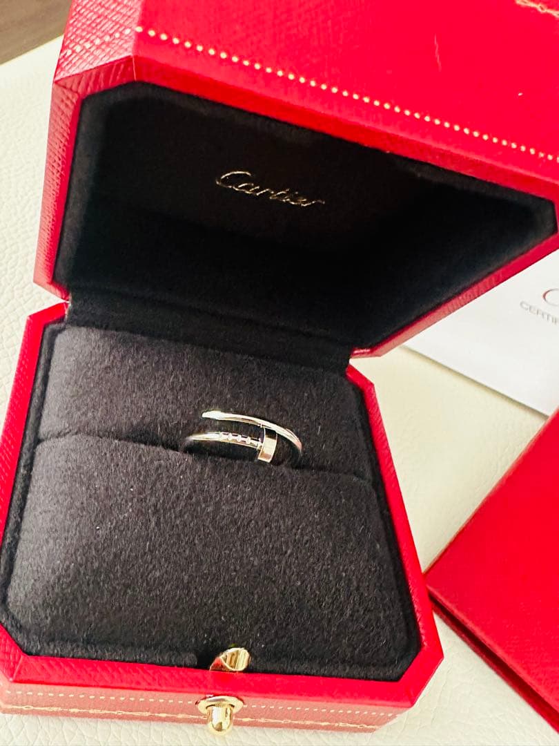 Cartier カルティエ リング 52 ジュストアンクル スモール WG