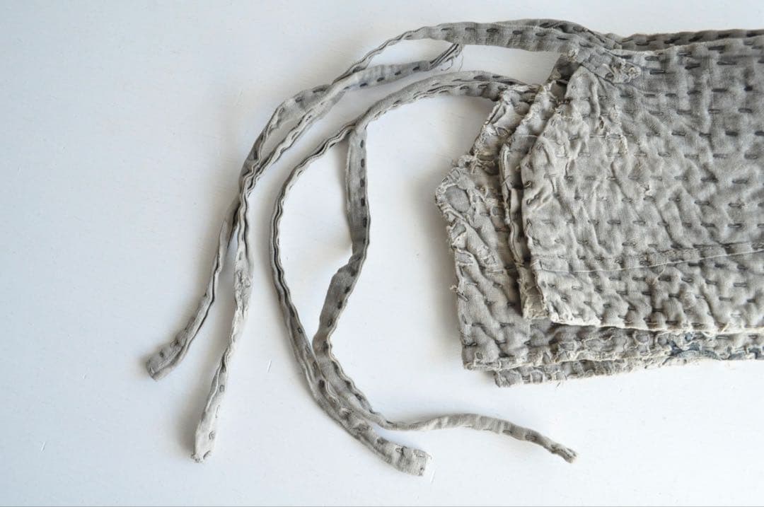 脚絆 襤褸 刺子 藍染 古布 骨董 美術 レトロ 古物 古道具 アンティーク