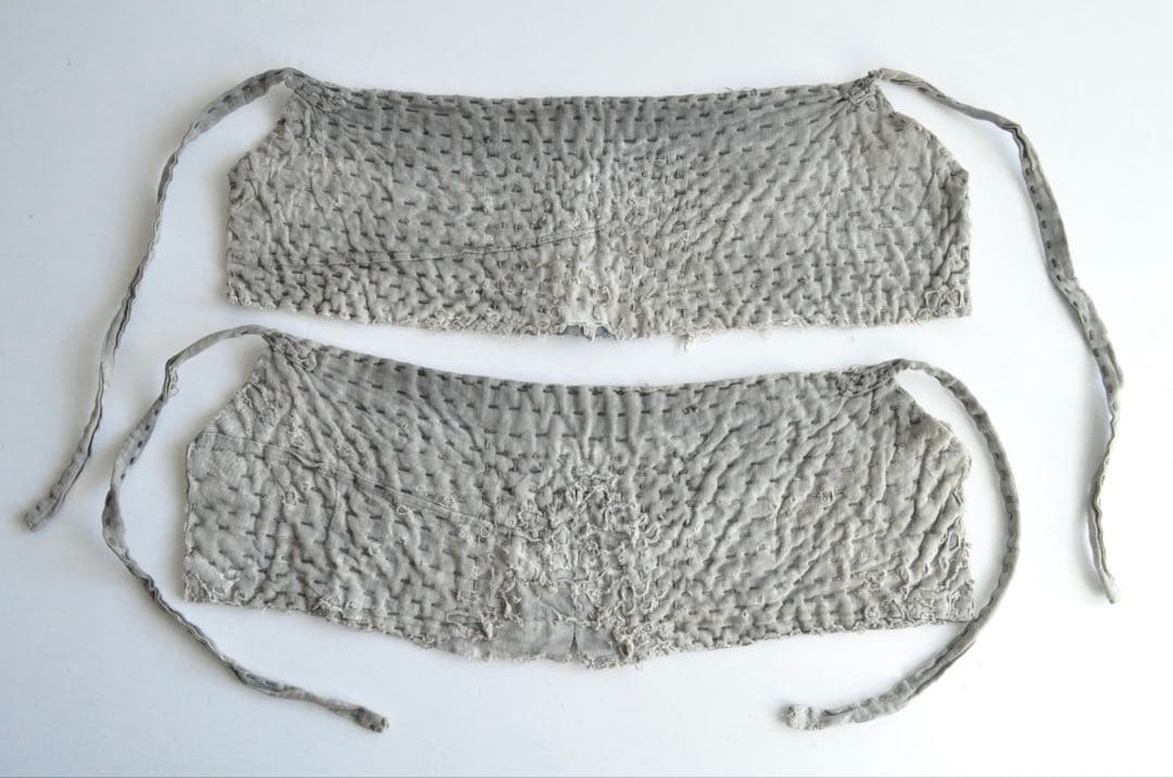 脚絆 襤褸 刺子 藍染 古布 骨董 美術 レトロ 古物 古道具 アンティーク