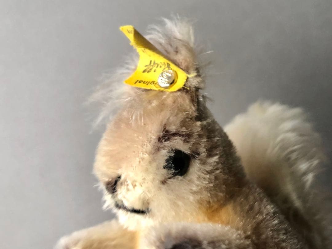 Steiff 　リスのPossy　グレー