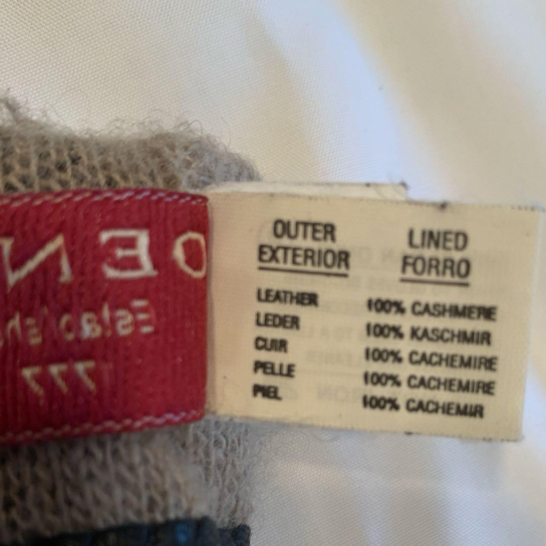 DENTS 黒 レザー 手袋 サイズ8