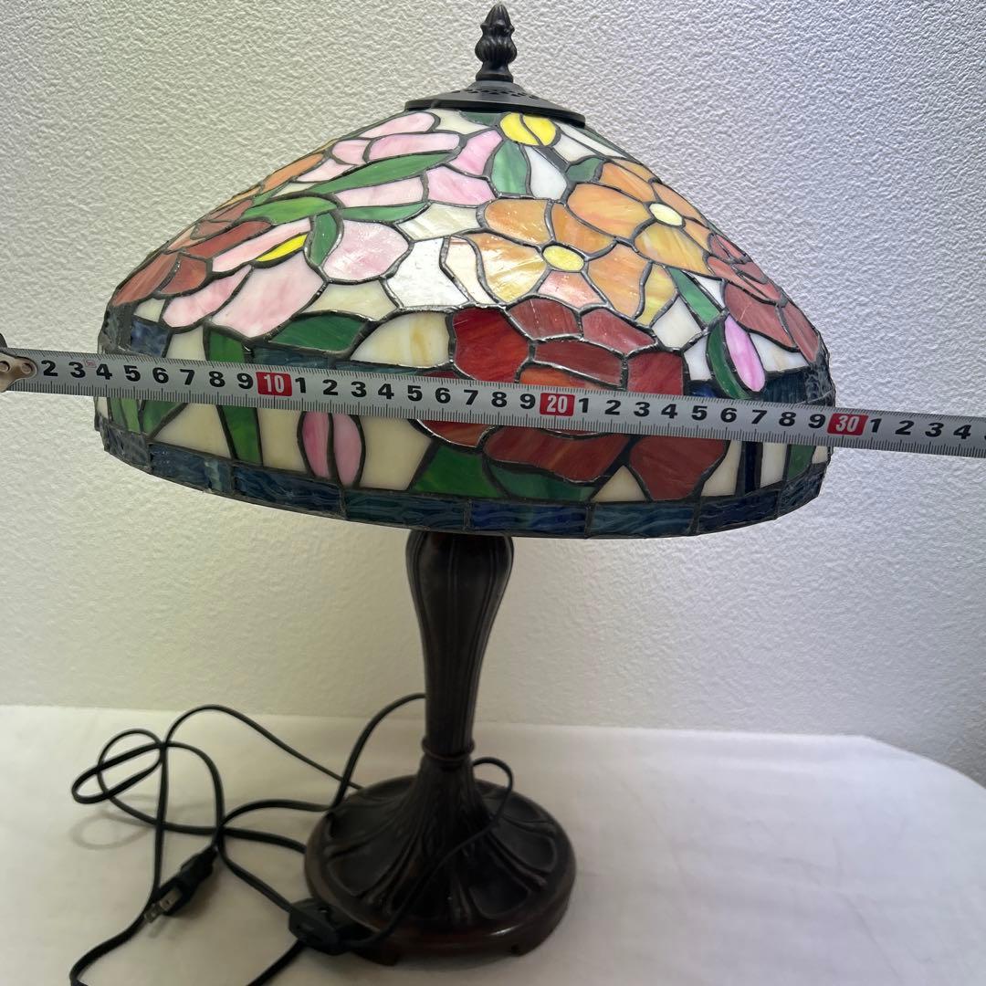 お値下げ‼️美品 ステンドグラスランプ