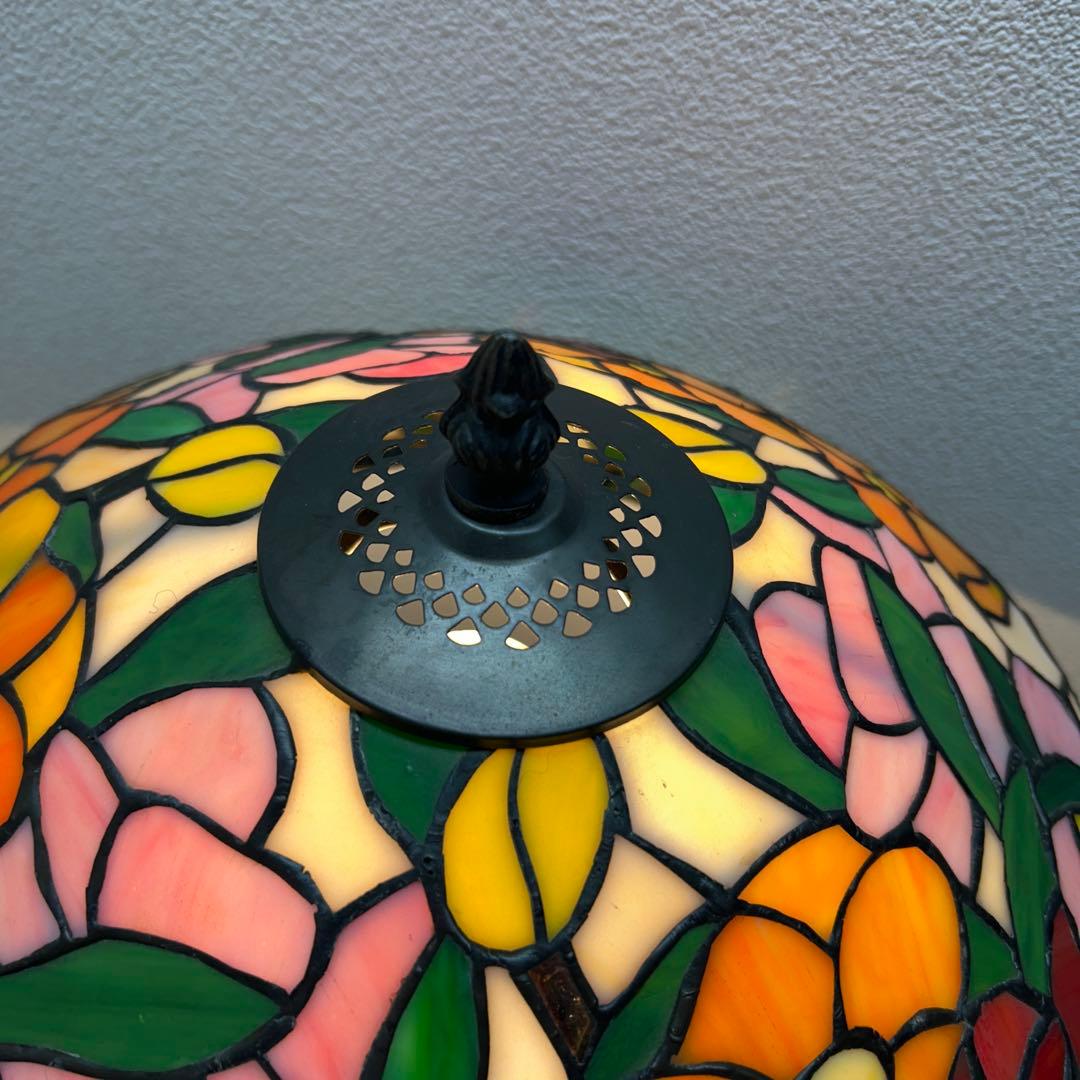 お値下げ‼️美品 ステンドグラスランプ