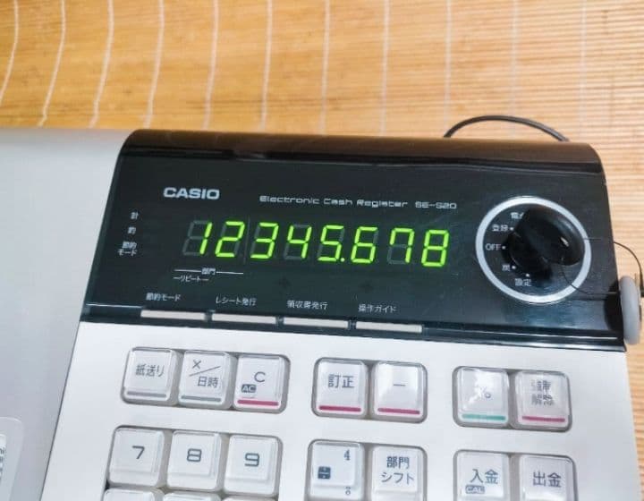 カシオレジスター　SE-S20/NL200　人気機種　送料無料　180992