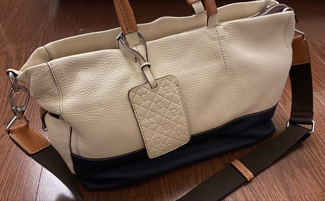 【未使用】FURLA UOMO トートバッグ 2way バイカラー