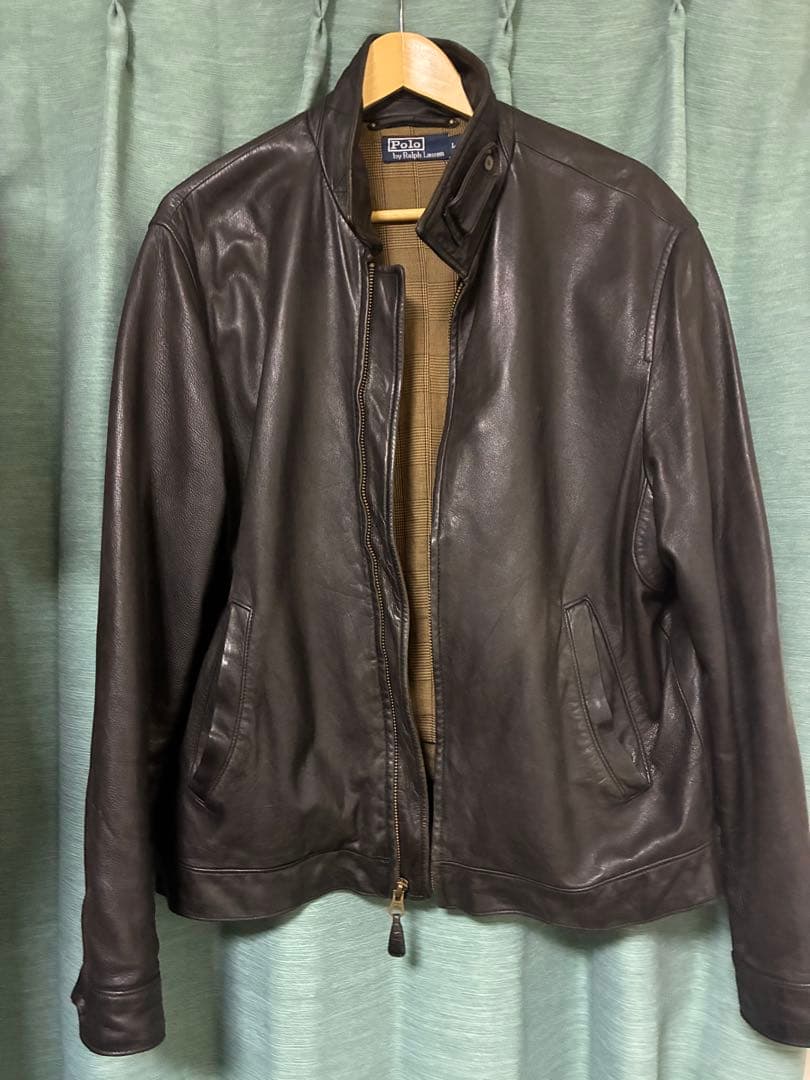 ラルフローレン　ラムレザージャケット