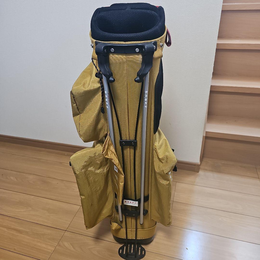 オノフ　スタンドキャディーバック　マスタード　６分割