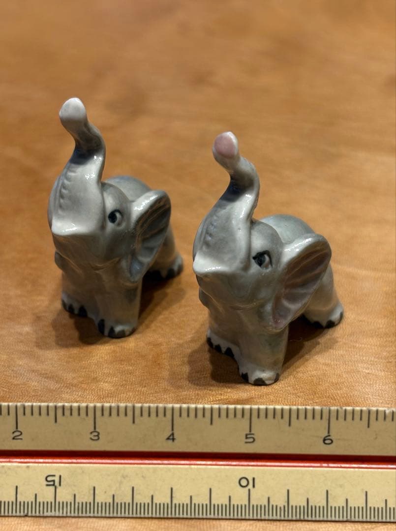 アニマルミニチュア陶器　アンティーク置物