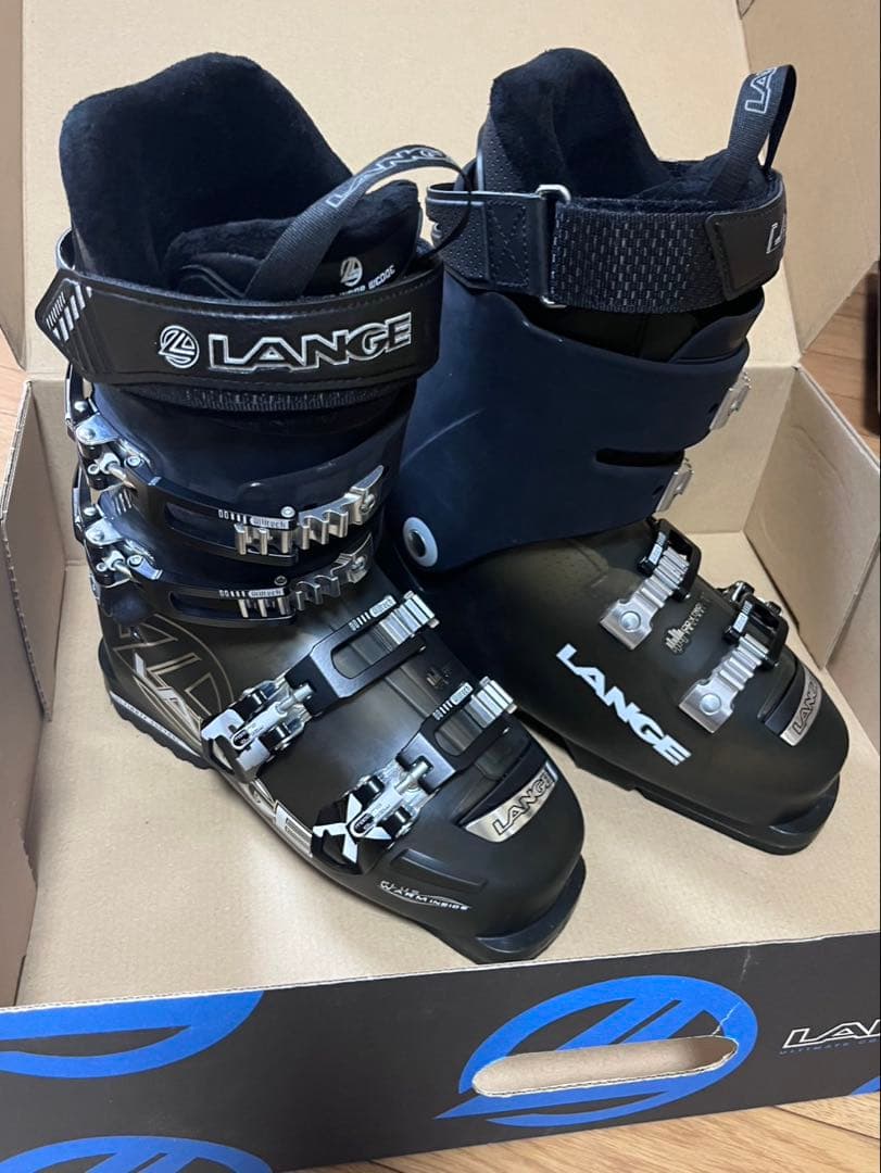 1回使用美品！LANGE ラング スキーブーツ ブラック 24.0-24.5cm