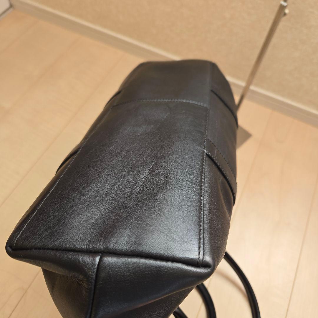 【大容量】コーチ ビジネスバッグ トートバッグ メンズ ブラック オールレザー