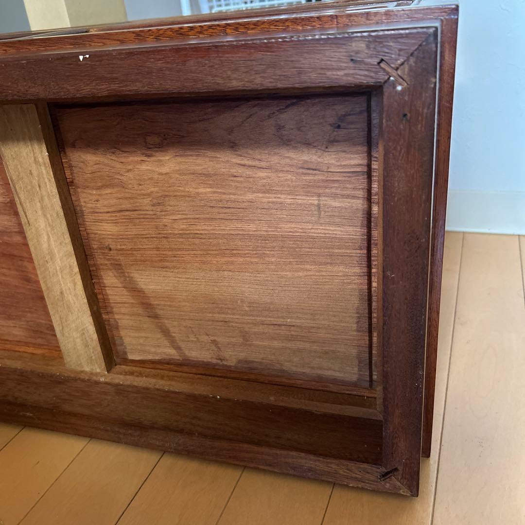 唐木家具　アンティーク　木製 6引き出しタンス ブラウン　チェスト