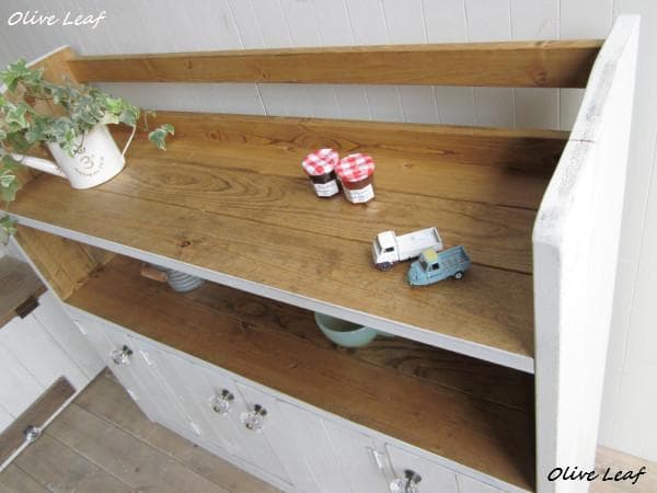 サイズ、デザインオーダー可！4扉ローキャビネット●シャビーブラウン無垢●受注製作