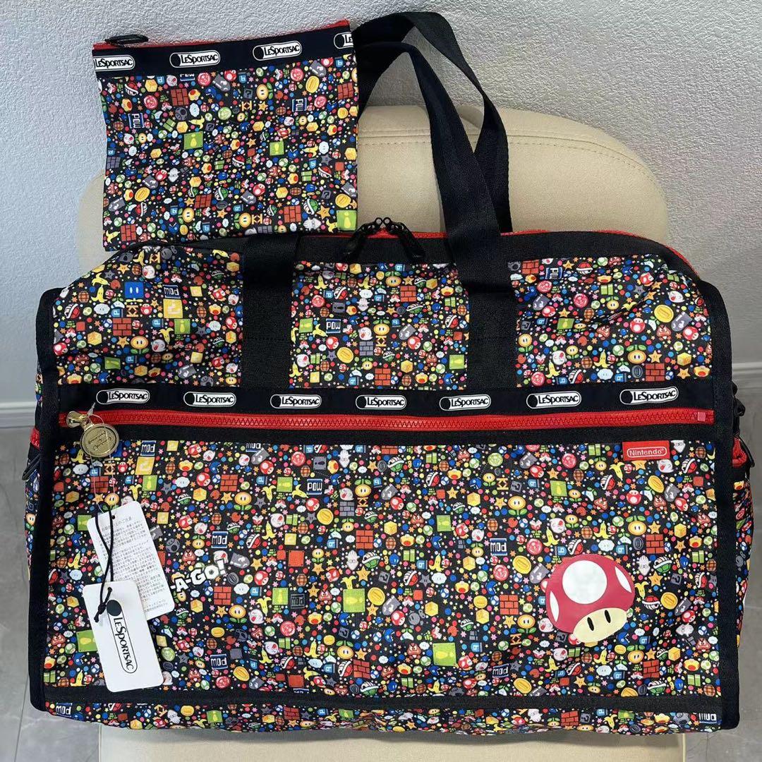 レスポートサック スーパーマリオ ボストンバッグ ポーチ付き Nintendo