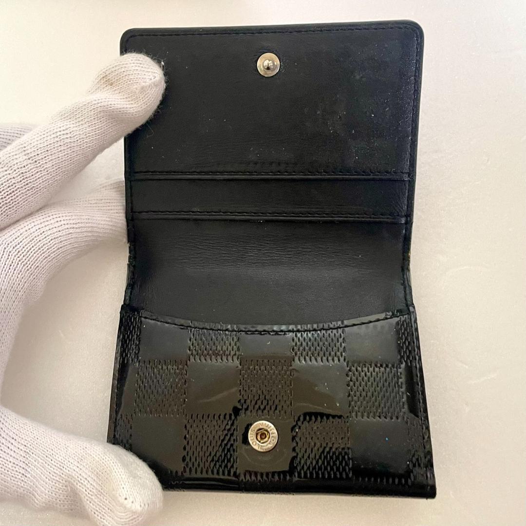 Louis Vuitton ヴィトン ポルトモネ・ラドロー ダミエ・ヴェルニ 黒