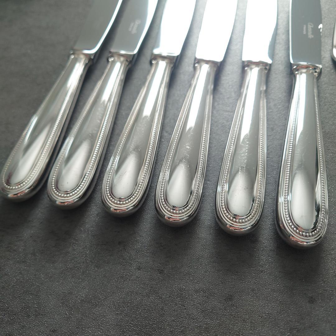 美品 クリストフル パール テーブルナイフ テーブルフォーク 12点