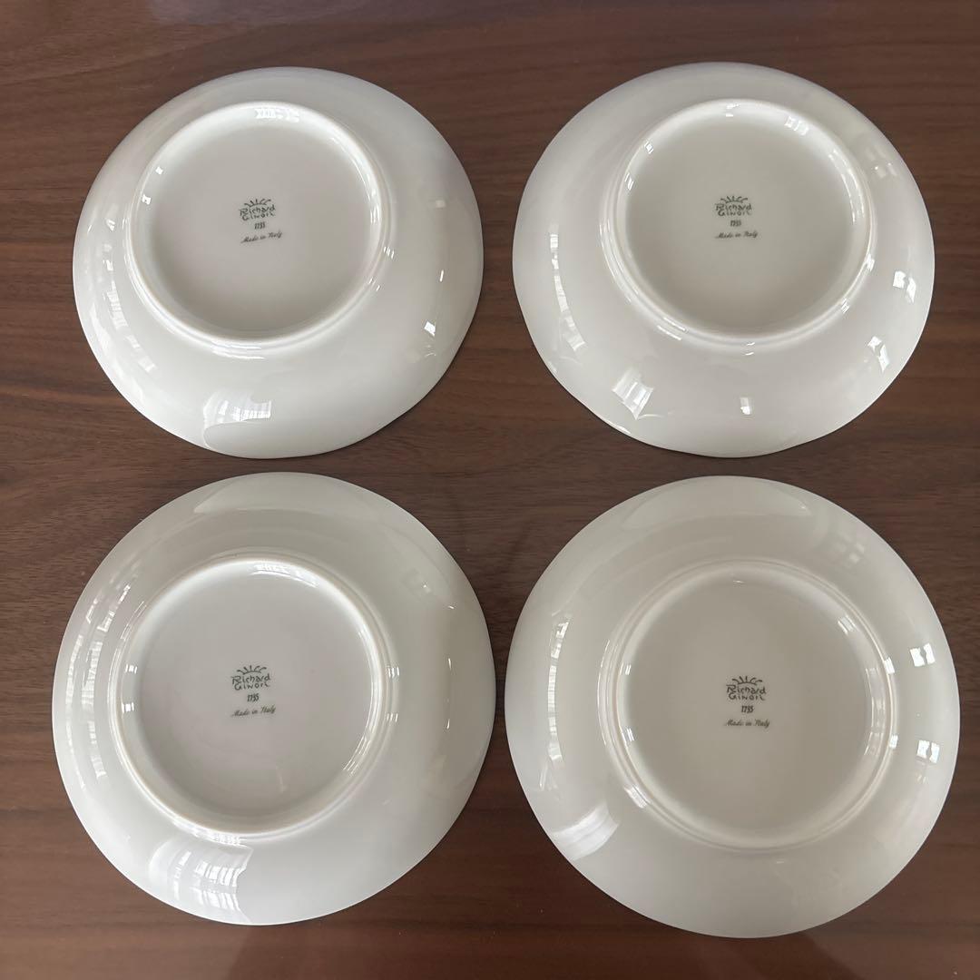 GINORI ベッキオホワイトラウンド(S)６枚セット
