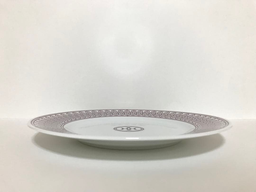 エルメス　Hデコ　デザートプレート　レッド　ルージュ　HERMESお皿洋食器　赤
