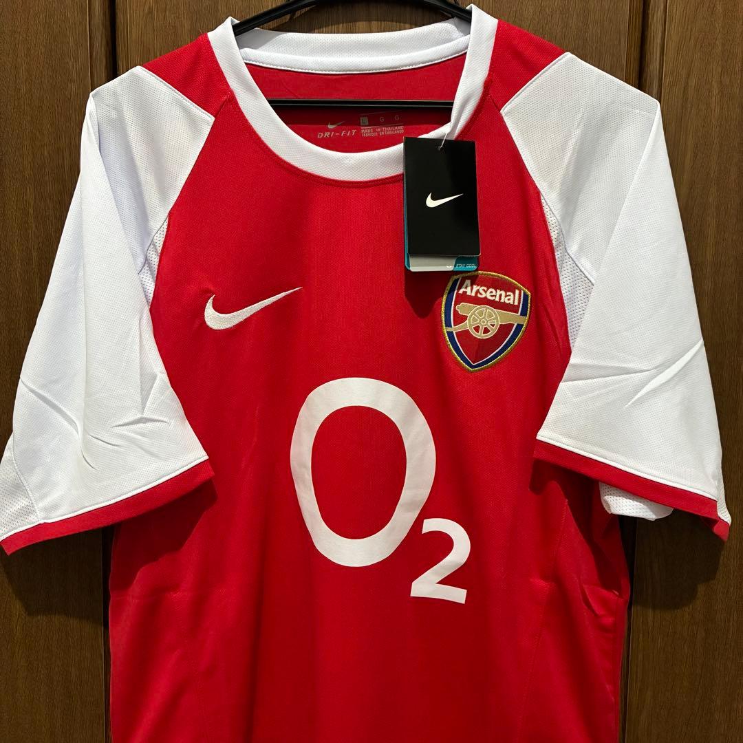 アーセナル O2 ユニフォーム NIKE製 ホーム レプリカ 無敗優勝時代モデル