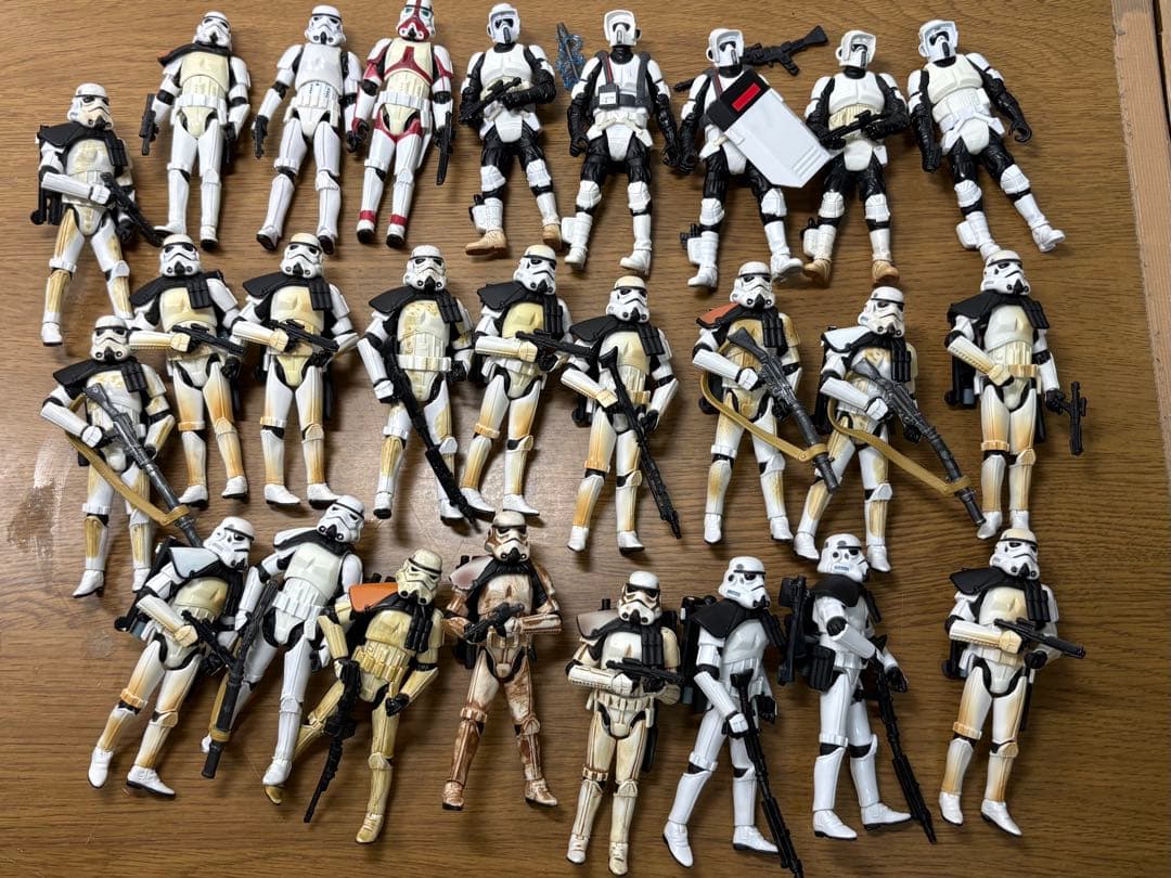 スターウォーズ　ベーシックフィギュア　ストームトルーパー軍団　26体セット