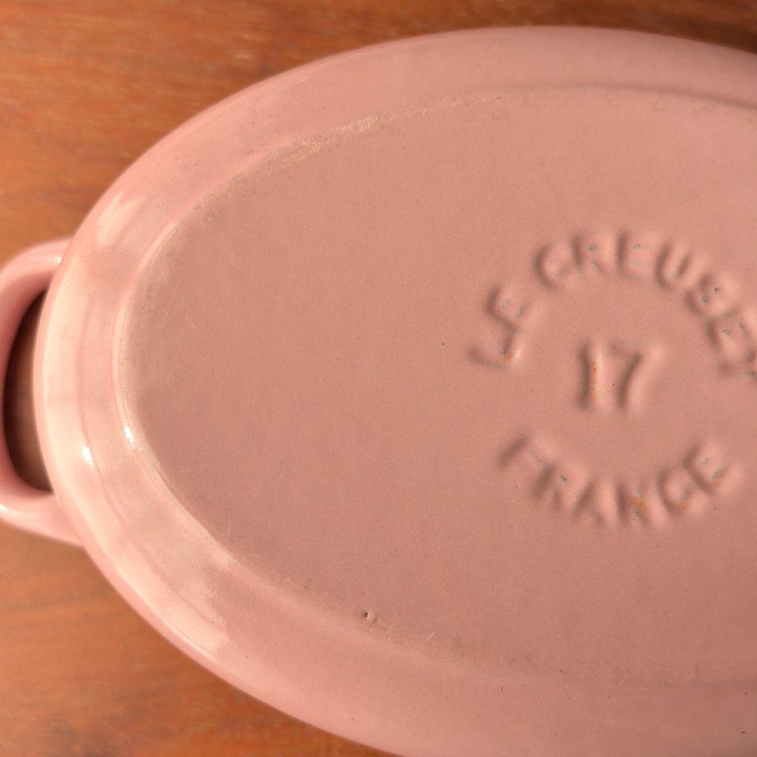 LE CREUSET ココットオーバル アンティークローズ 17cm 希少