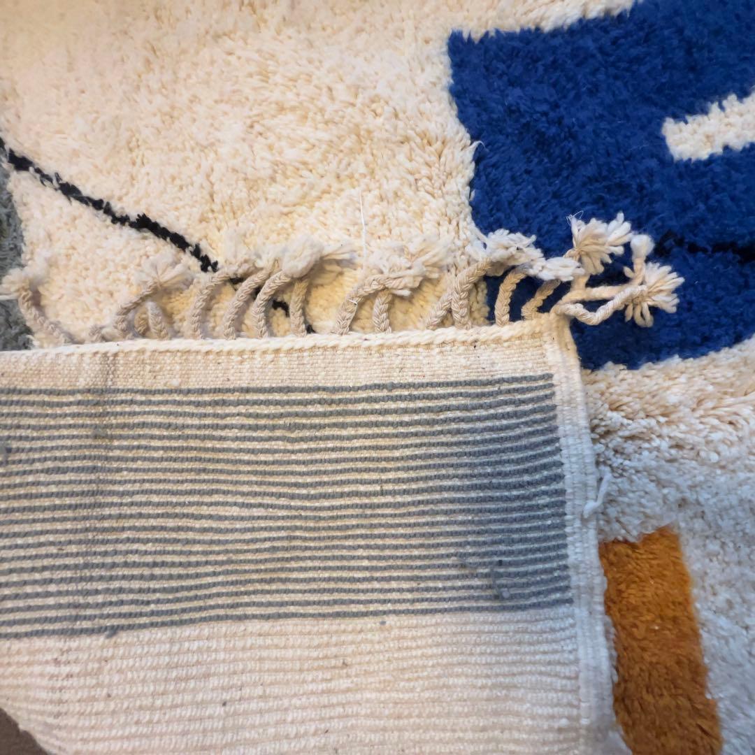 モロッコベニワレン ラグ