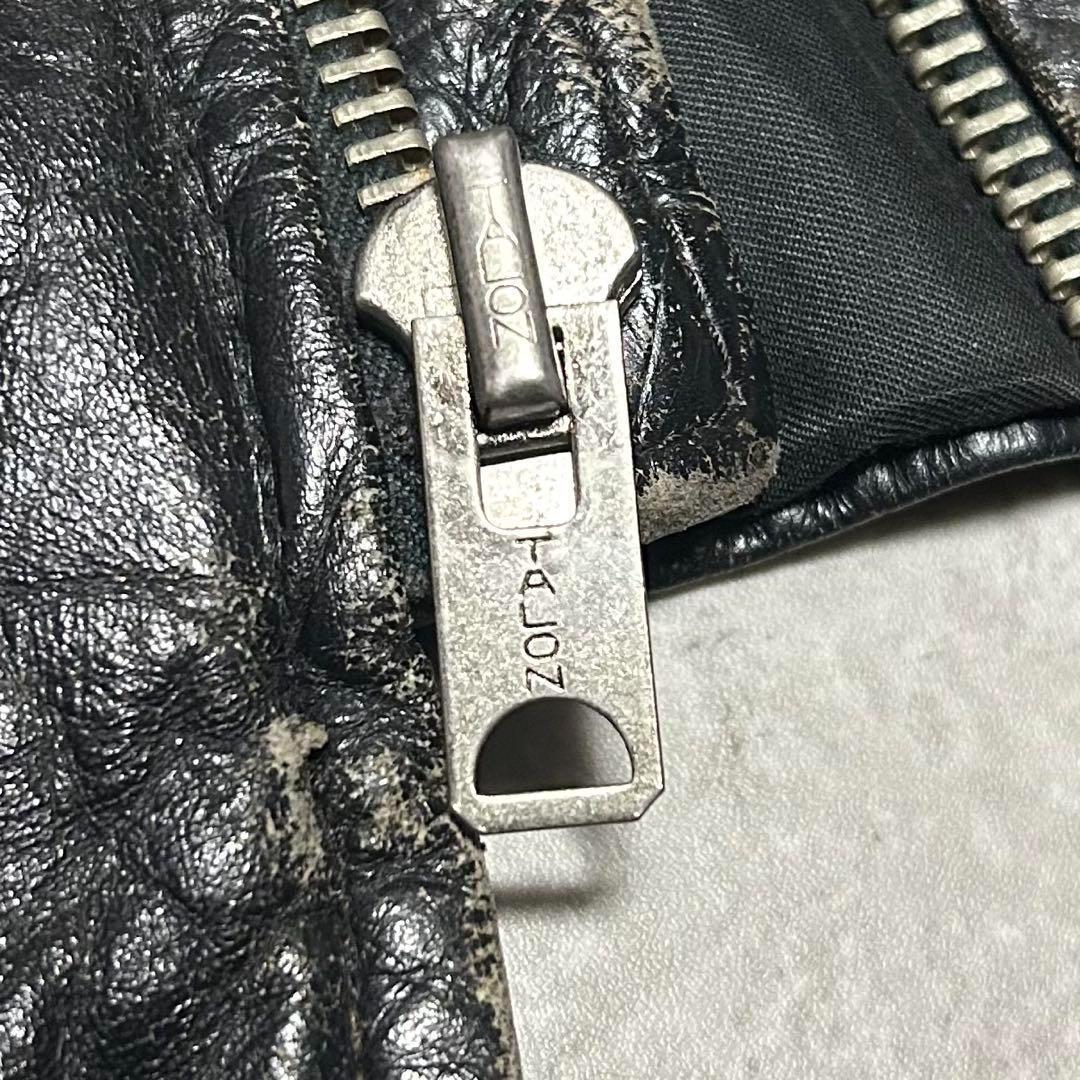 80s BROOKS USA製 シングル レザージャケット　本革