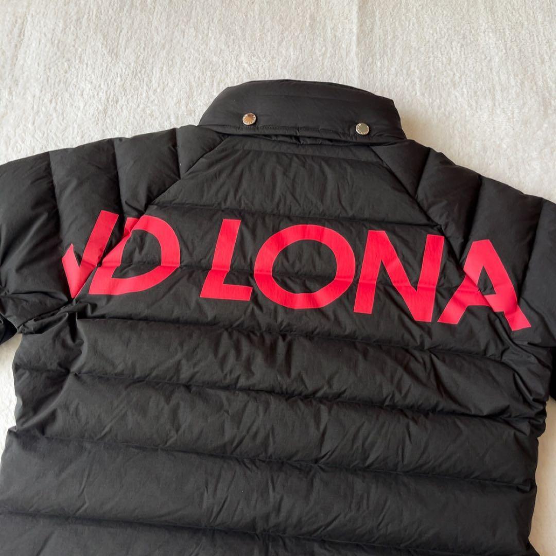 極美品　マークアンドロナ ダウンジャケット ブラック　ピンク　黒　ビッグロゴ