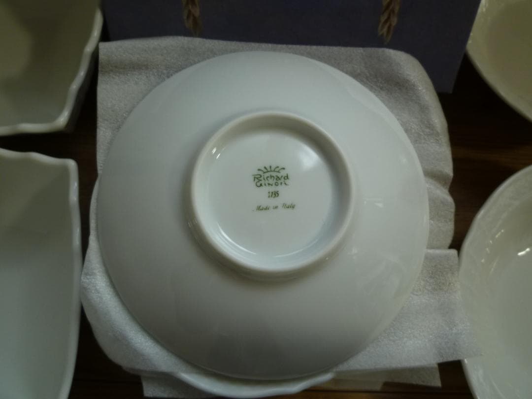 【リーリ】ジノリ ベッキオホワイト プレートセット